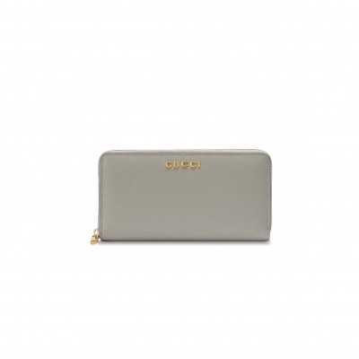 GUCCI ZIP AROUND WALLET WITH GUCCI SCRIPT 772642 (20*12.5*4cm)